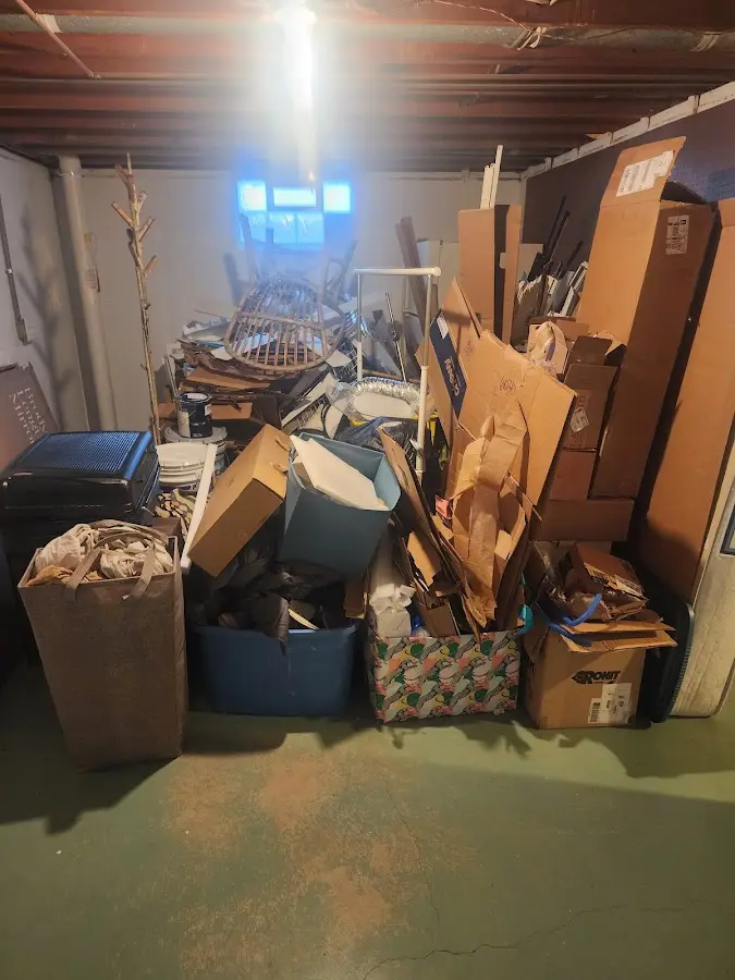 Roll-off dumpster container at job site for Construction Dumpster Rental in Waynesboro